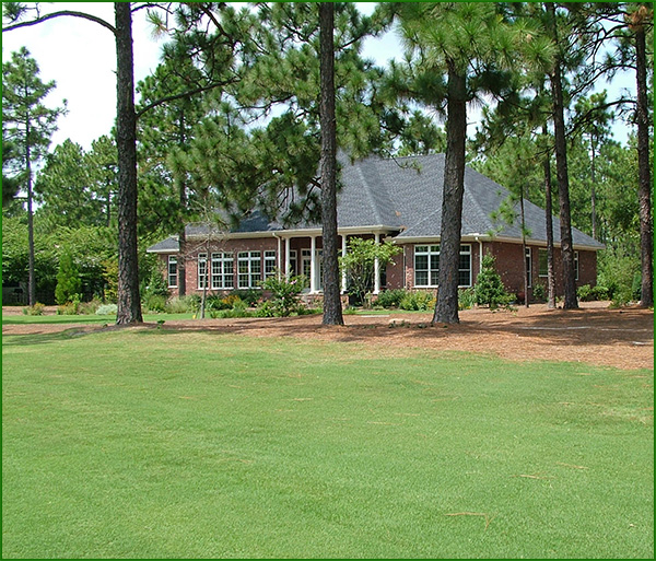 A new two story Pinehurst home.